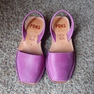 Avarcas Menorca Wedge - Berry